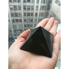 Polished Shungite Pyramid - EMF Protection